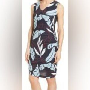 Hugo Boss Erea Sheath Dress
Palm Print xs midi